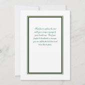 クリスマスツリーフォトオーナメント シーズンカード (裏面)