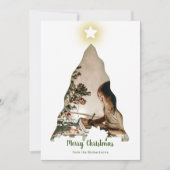 クリスマスツリーフォトカード カード (正面)