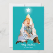 クリスマスツリーフォトカード カード (正面)