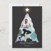 クリスマスツリーフォトカード カード (正面)