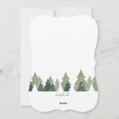 クリスマスツリーフォトホリデーカード シーズンカード (裏面)