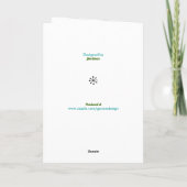 クリスマスツリーフォレスト – ミニマリストホリデーカード シーズンカード (裏面)