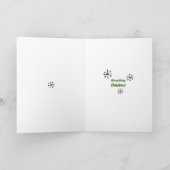 クリスマスツリーフォレスト – ミニマリストホリデーカード シーズンカード (内部)