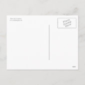 クリスマスツリーフランスの – 言語はがき シーズンポストカード (裏面)