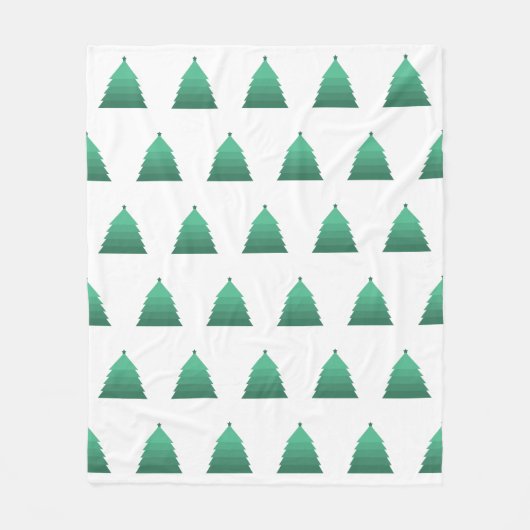 クリスマスツリーフリースブランケット フリースブランケット (正面)