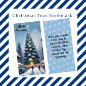 クリスマスツリーブックマークホリデーカード シーズンカード