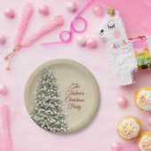 クリスマスツリーブラウンクラフトカンパニーホリデーパーティー ペーパープレート (パーティー)