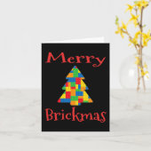 クリスマスツリーブリックマスタービルダーブリックセットブロック カード (黄色い花)