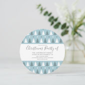 クリスマスツリーブルーグレークリスマスパーティーサークル 招待状 (スタンド正面)