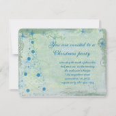 クリスマスツリーブルースグランジパーティの招待状 招待状 (正面)