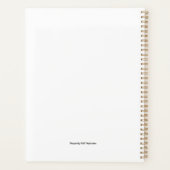 クリスマスツリープランナー（白） プランナー手帳 (裏面)