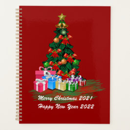 クリスマスツリープランナー(赤) プランナー手帳