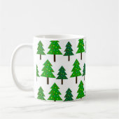 クリスマスツリープリントコーヒーマグ コーヒーマグカップ (左)