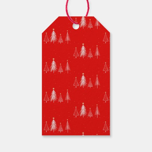 クリスマスツリーベクターメリークリスマス ギフトタグ (裏面)