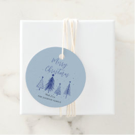 クリスマスツリーベクターメリークリスマス フェイバータグ