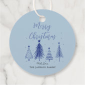 クリスマスツリーベクターメリークリスマス フェイバータグ (裏面)