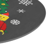 クリスマスツリーベースボール カッティングボード (角)