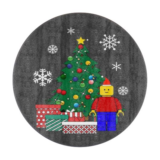 クリスマスツリーベースボール カッティングボード (正面)