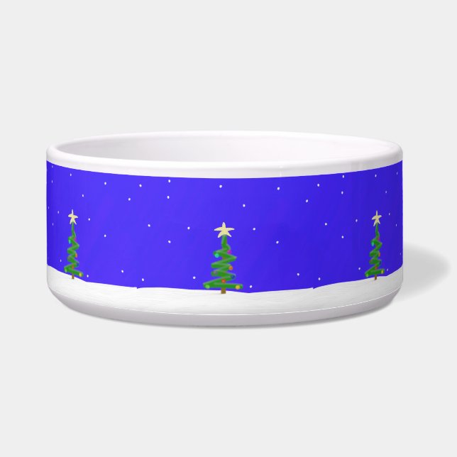 クリスマスツリーペットボウル ボウル (正面)