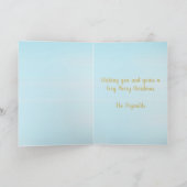 クリスマスツリーホリデーカード付き車 シーズンカード (内部)