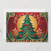 クリスマスツリーホリデーカード シーズンカード (裏面)