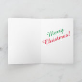 クリスマスツリーホリデーカード シーズンカード (内部)