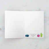 クリスマスツリーホリデーカード（緑） シーズンカード (内部)