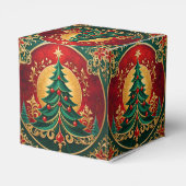 クリスマスツリーホリデーギフトボックス フェイバーボックス (裏面サイド)