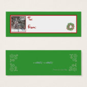 クリスマスツリーホリデーギフトラベル (正面&裏面)