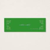 クリスマスツリーホリデーギフトラベル (裏面)