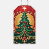 クリスマスツリーホリデーギフトラベル ギフトタグ (正面)