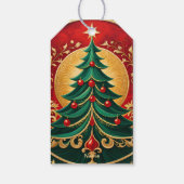 クリスマスツリーホリデーギフトラベル ギフトタグ (裏面)