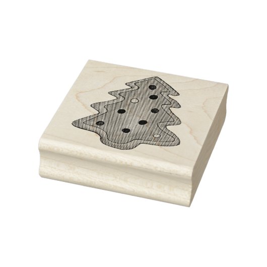 クリスマスツリーホリデーシュガークッキースプリンクル ラバースタンプ (スタンプ)