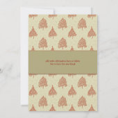 クリスマスツリーホリデーパーティー 招待状 (裏面)