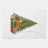 クリスマスツリーホリデーホーム キッチンタオル (横)