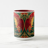 クリスマスツリーホリデーマグ マグカップ (中央)