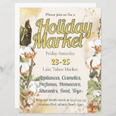 クリスマスツリーホリデーマーケット招待状 (正面/裏面)