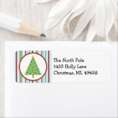 クリスマスツリーホリデー ラベル (インサイチュ)