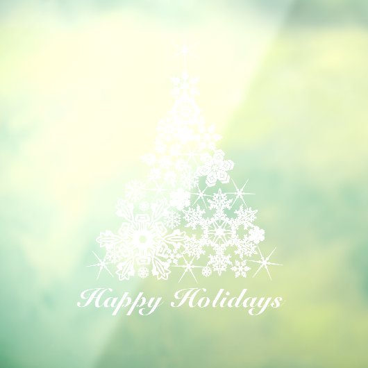 クリスマスツリーホワイトカスタム ウィンドウサイン (シート3)