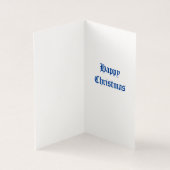 クリスマスツリーボーブルクリスマスカード (内部)