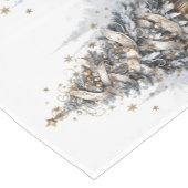 クリスマスツリーポインセチア冬雪 ショートテーブルランナー (コーナー)