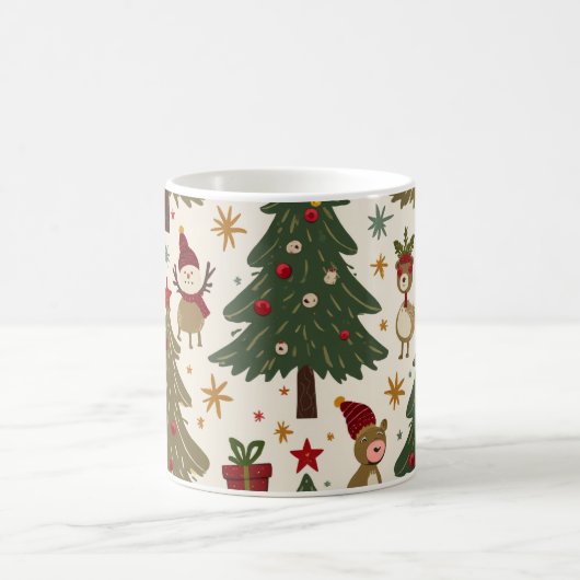 クリスマスツリーマグカップ コーヒーマグカップ (中央)