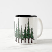 クリスマスツリーマグカップ ツートーンマグカップ (正面右)