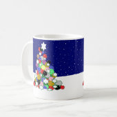 クリスマスツリーマグ コーヒーマグカップ (正面左)