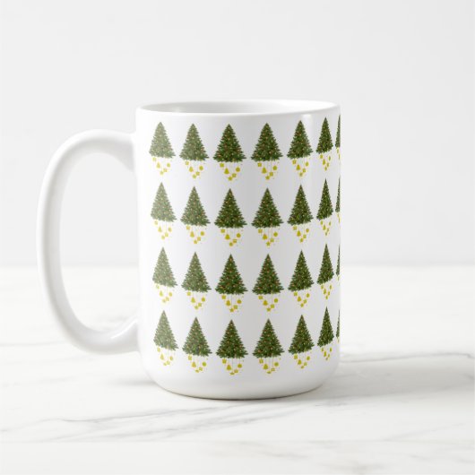 クリスマスツリーマグ コーヒーマグカップ (左)