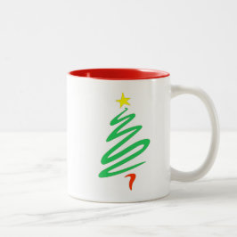 クリスマスツリーマグ ツートーンマグカップ