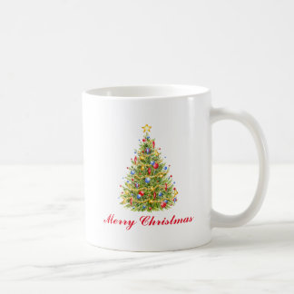 クリスマスツリーマグ メリークリスマスをあなたに コーヒーマグカップ