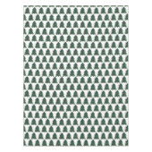 クリスマスツリーミニマル冬の水の色エレガント テーブルクロス (正面)