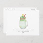 クリスマスツリーミルクシェイクスイーツ シーズンポストカード (正面/裏面)