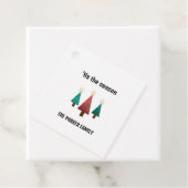 クリスマスツリーメッセージカード フェイバータグ (インサイチュ)